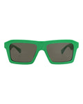 Bottega Veneta Mens Square/Rectangle Green Green Green Fashion Designer Eyewear