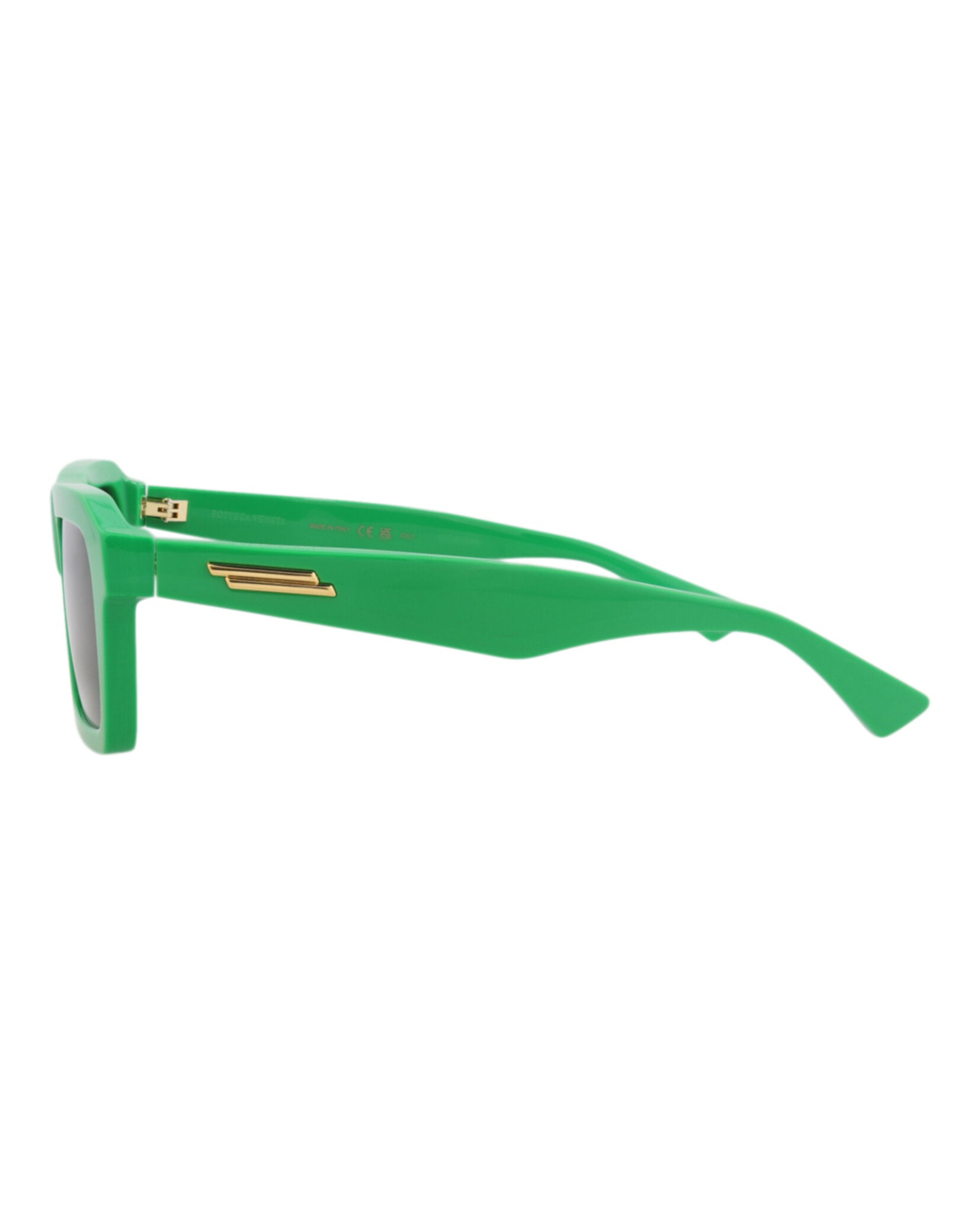 Bottega Veneta Mens Square/Rectangle Green Green Green Fashion Designer Eyewear
