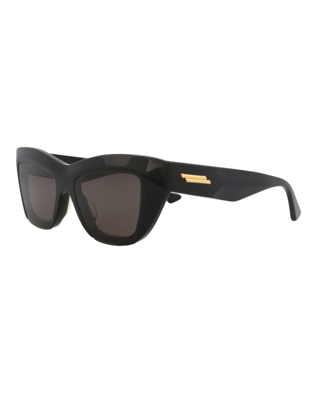 Bottega Veneta Womens Cat Eye Black Black Grey Fashion Designer Eyewear
