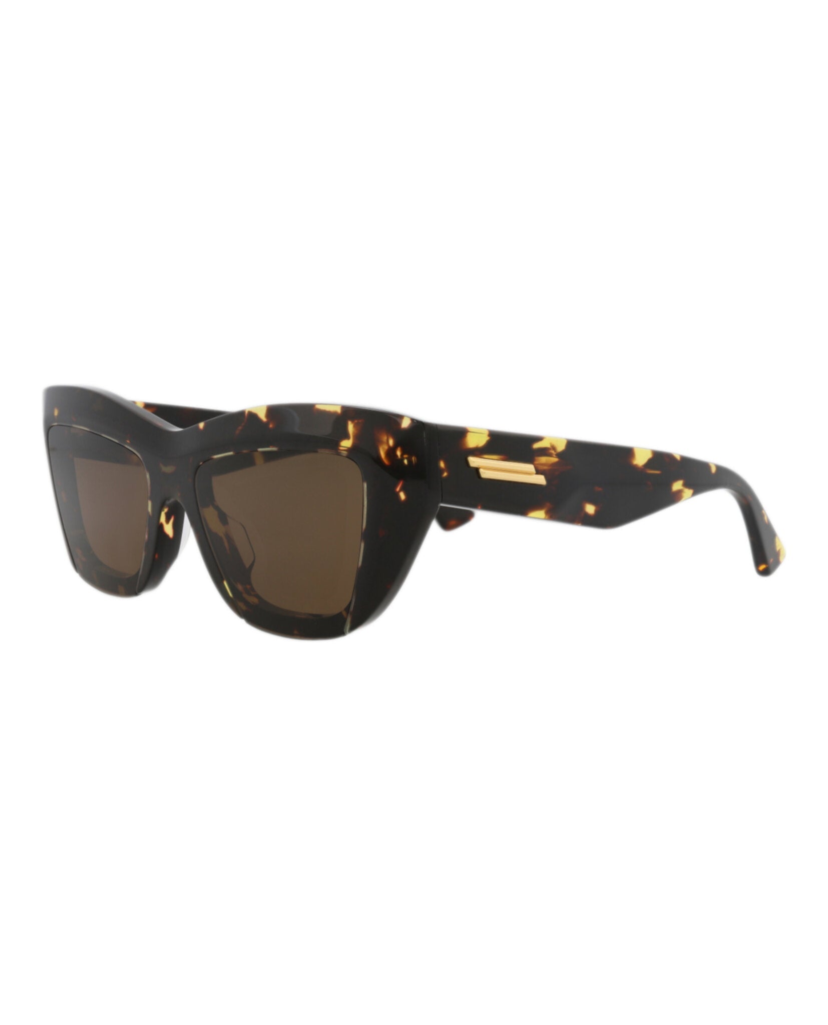 Bottega Veneta Womens Cat Eye Havana Havana Brown Fashion Designer Eyewear