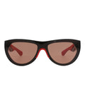 Bottega Veneta Unisex Round/Oval Black Black Red Fashion Designer Eyewear