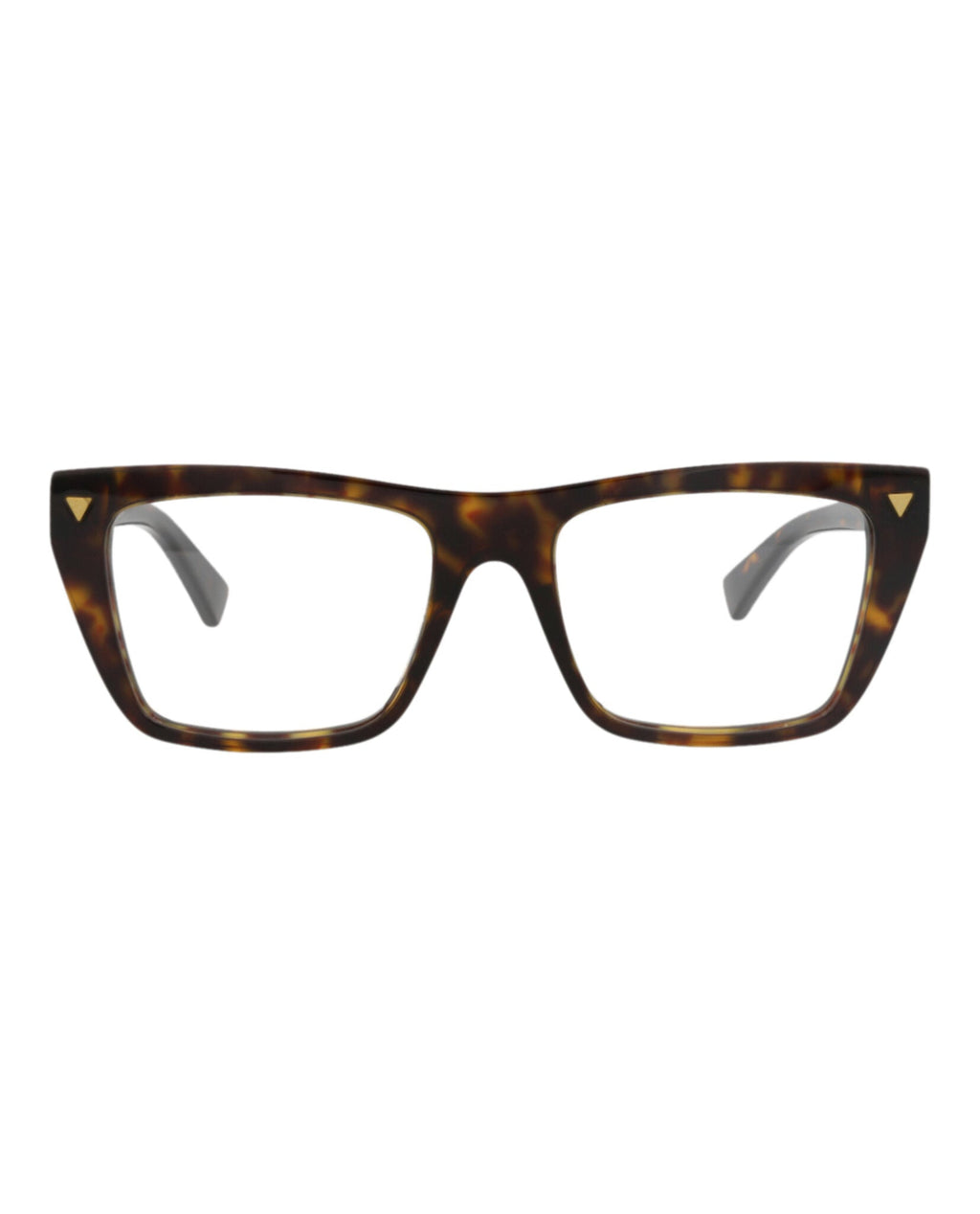 Bottega Veneta Unisex Square/Rectangle Havana Havana Transparent Fashion Designer Eyewear