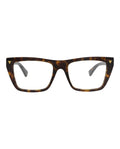 Bottega Veneta Unisex Square/Rectangle Havana Havana Transparent Fashion Designer Eyewear