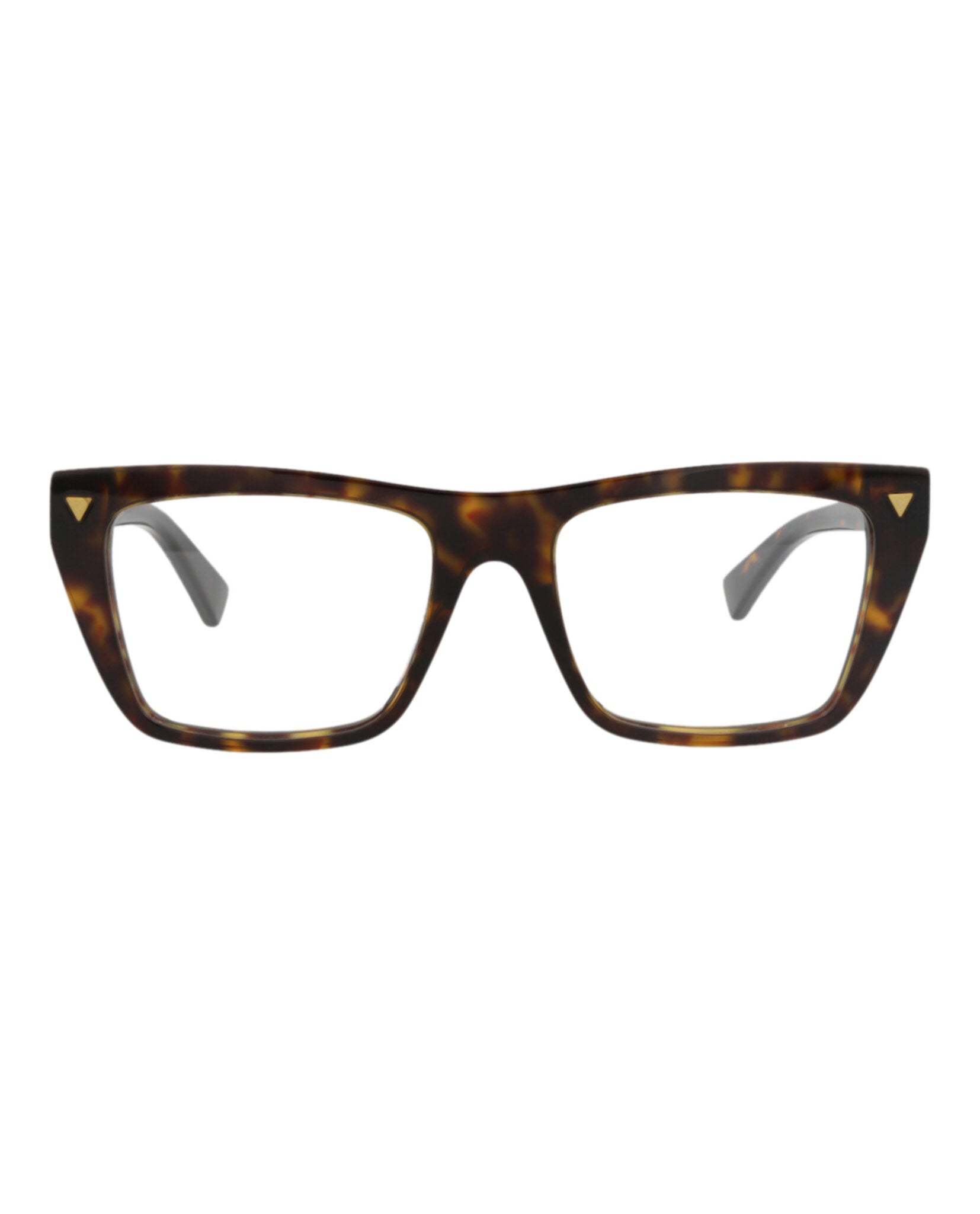Bottega Veneta Unisex Square/Rectangle Havana Havana Transparent Fashion Designer Eyewear