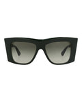 Bottega Veneta Womens Square/Rectangle Green Green Green Fashion Designer Eyewear
