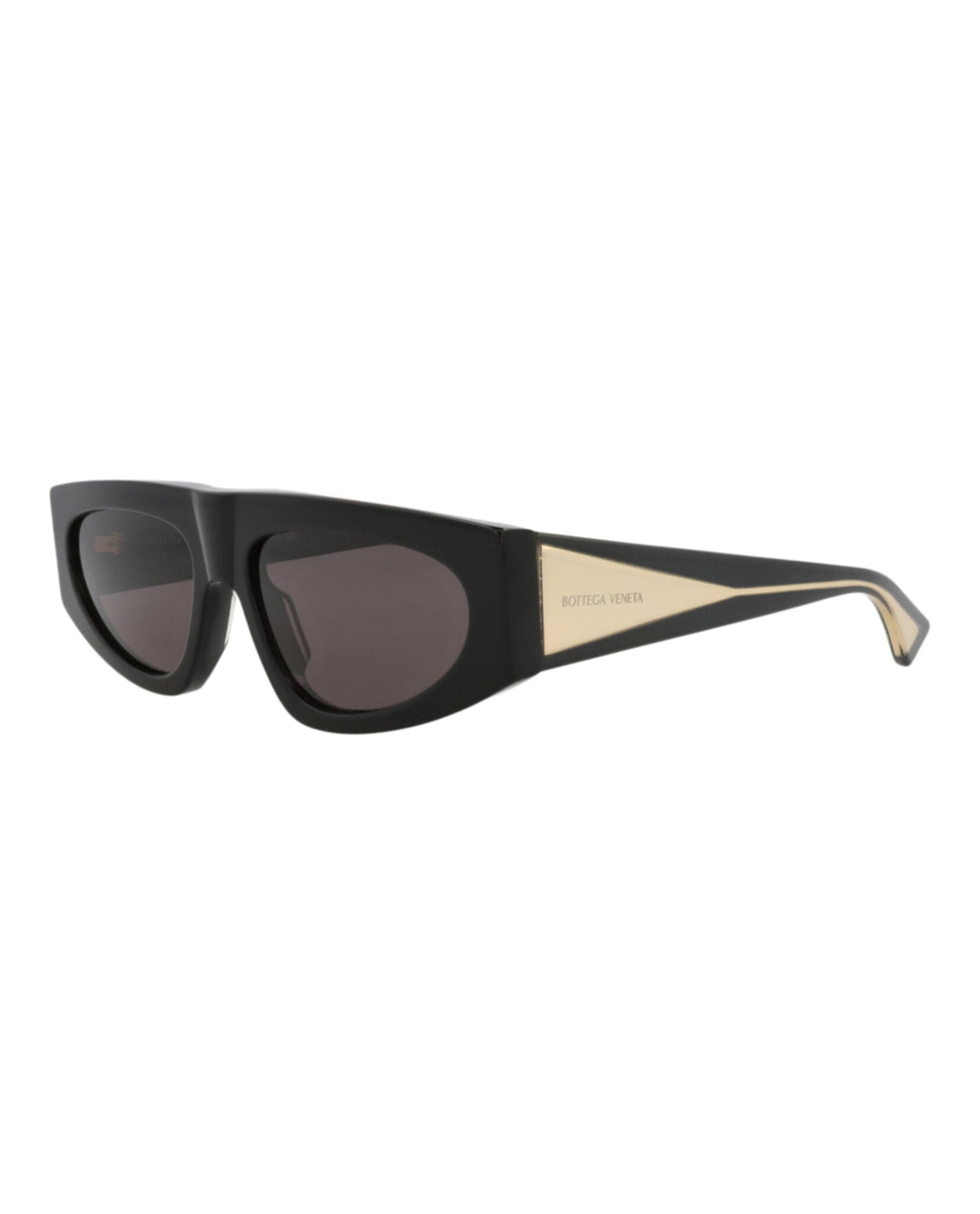 Bottega Veneta Womens Square/Rectangle Black Crystal Grey Fashion Designer Eyewear