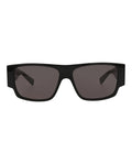 Bottega Veneta Mens Square/Rectangle Black Black Grey Fashion Designer Eyewear