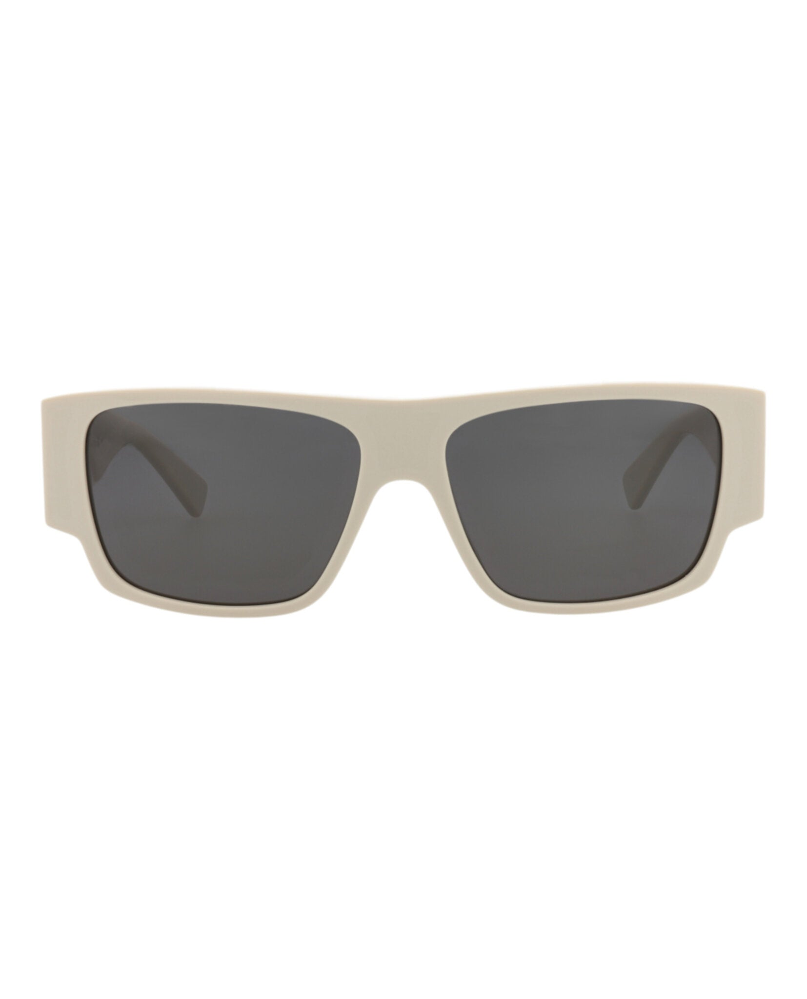 Bottega Veneta Mens Square/Rectangle White White Grey Fashion Designer Eyewear