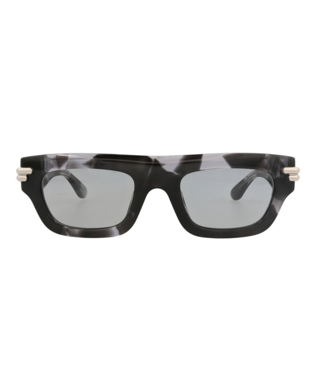 Bottega Veneta Unisex Square/Rectangle Havana Havana Grey Fashion Designer Eyewear