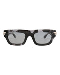 Bottega Veneta Unisex Square/Rectangle Havana Havana Grey Fashion Designer Eyewear