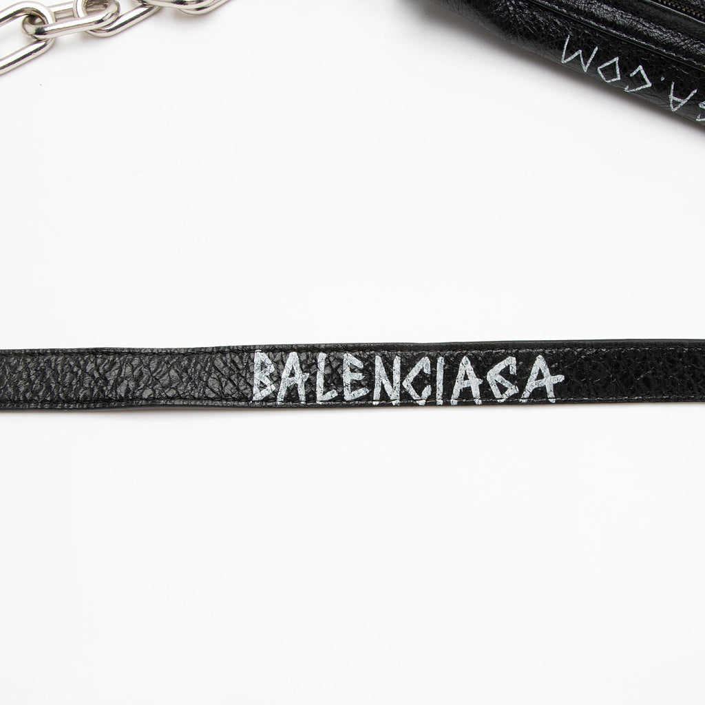 Balenciaga Agneau Graffiti Souvenir XS Belt Bag