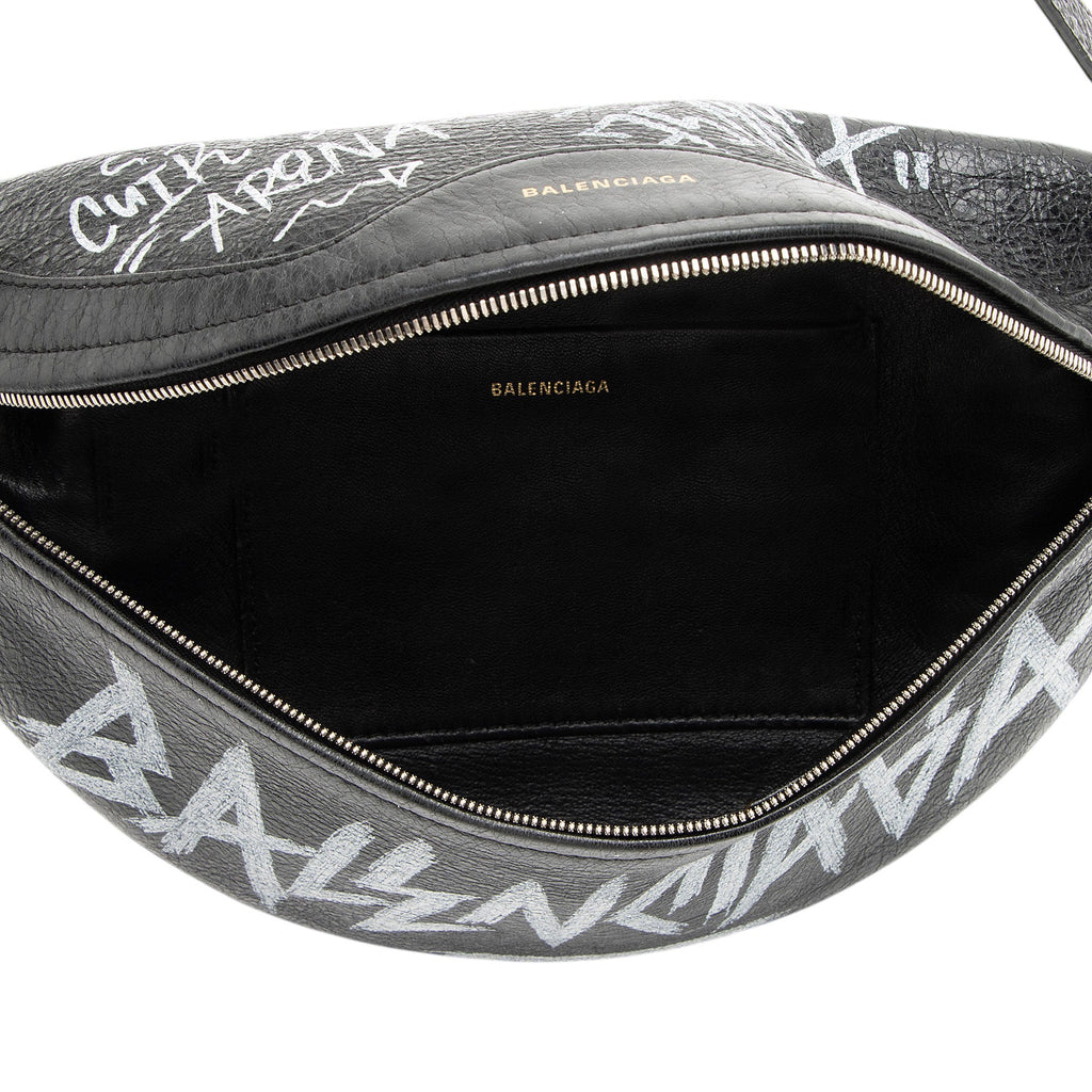 Balenciaga Agneau Graffiti Souvenir XS Belt Bag