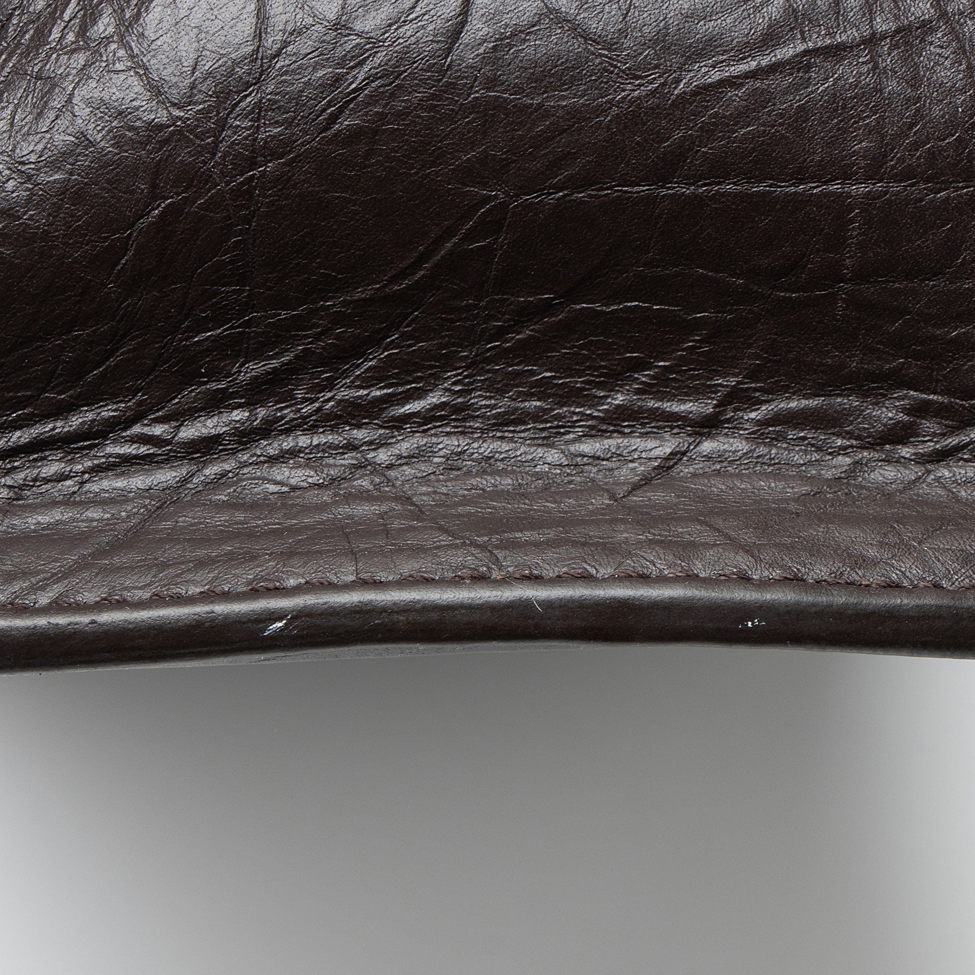 Balenciaga Calfskin Crush Medium Shoulder Bag