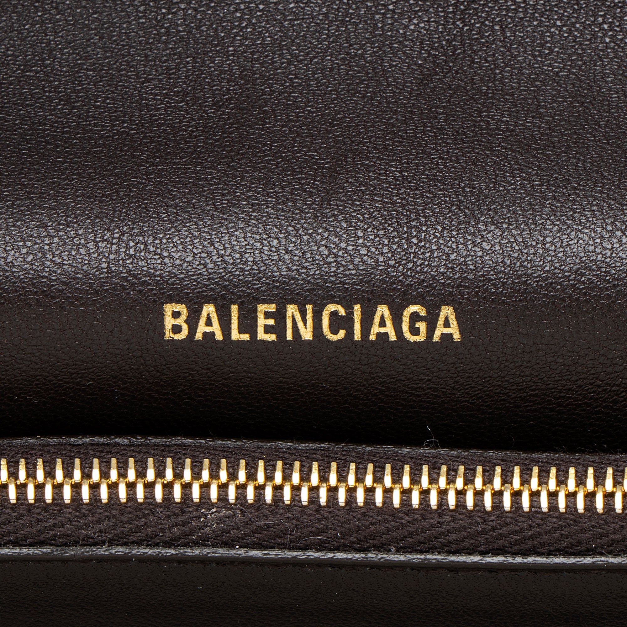 Balenciaga Calfskin Crush Medium Shoulder Bag