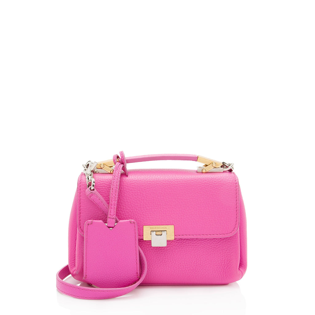 Balenciaga Calfskin Le Dix Soft Cartable Nano Top Handle