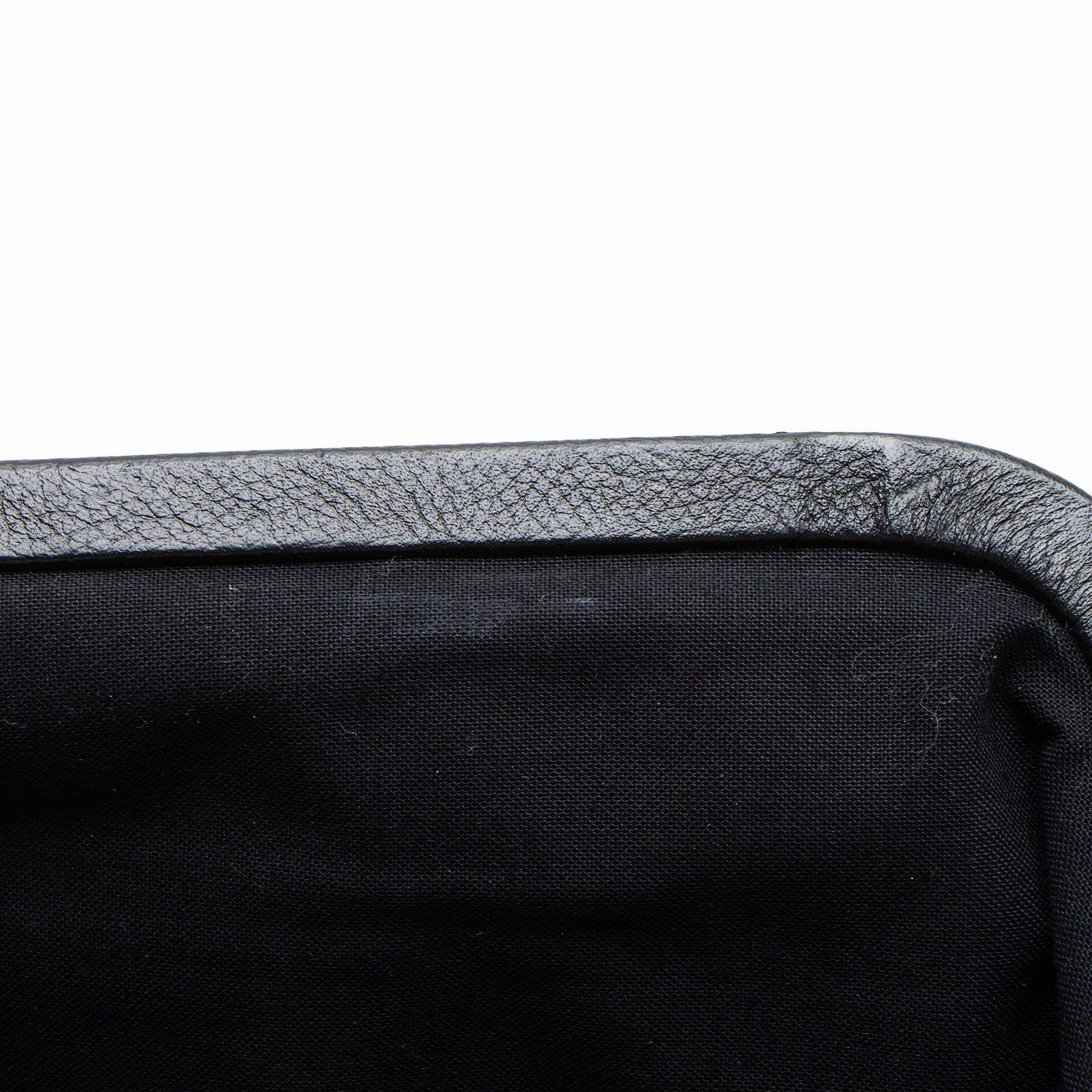 Balenciaga Calfskin Logo Cloud XL Framed Clutch (SHF-DUmqD8)