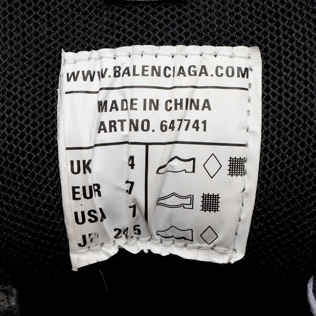 Balenciaga Calfskin Mesh Track Sneakers - Size 7 / 37 (SHF-r9eohF)