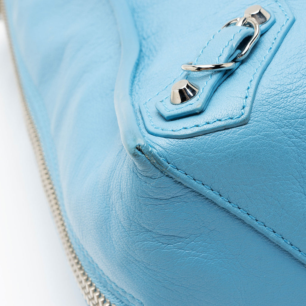 Balenciaga Calfskin Papier A5 Zip Around Tote