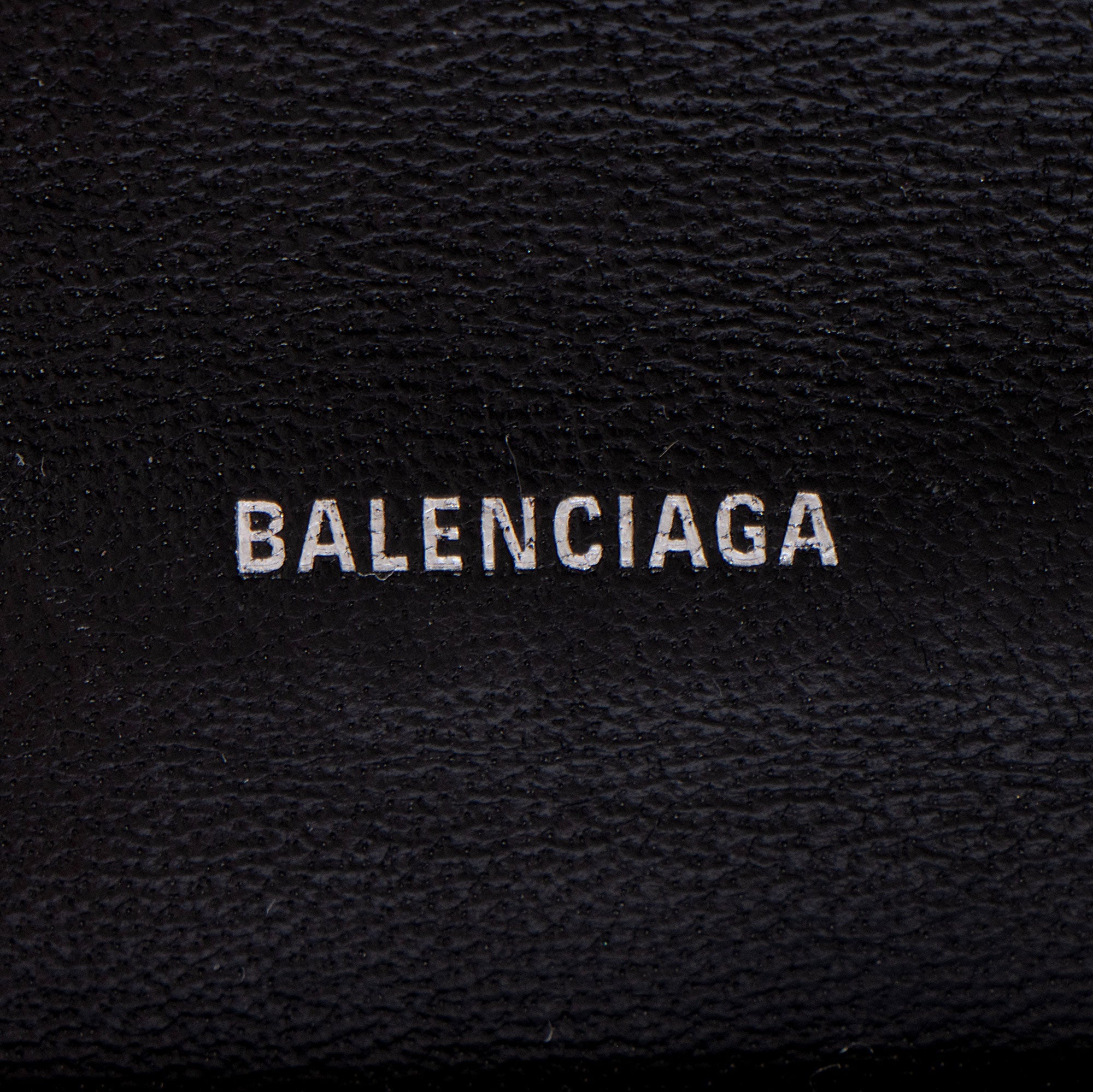 Balenciaga Croc Embossed BB Phone Holder on Chain