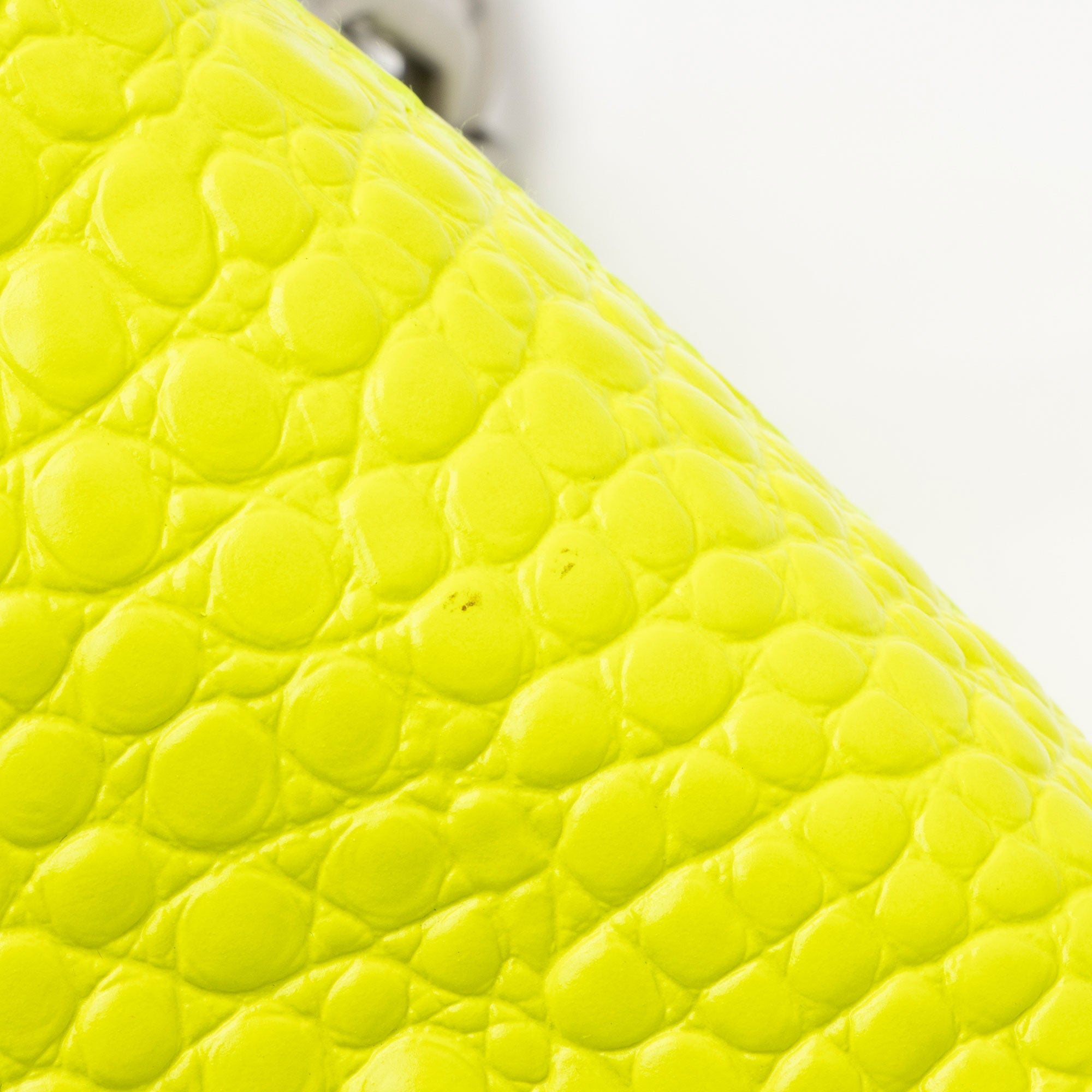 Balenciaga Croc Embossed Calfskin Downtown Small Shoulder Bag (SHF-k5auKT)
