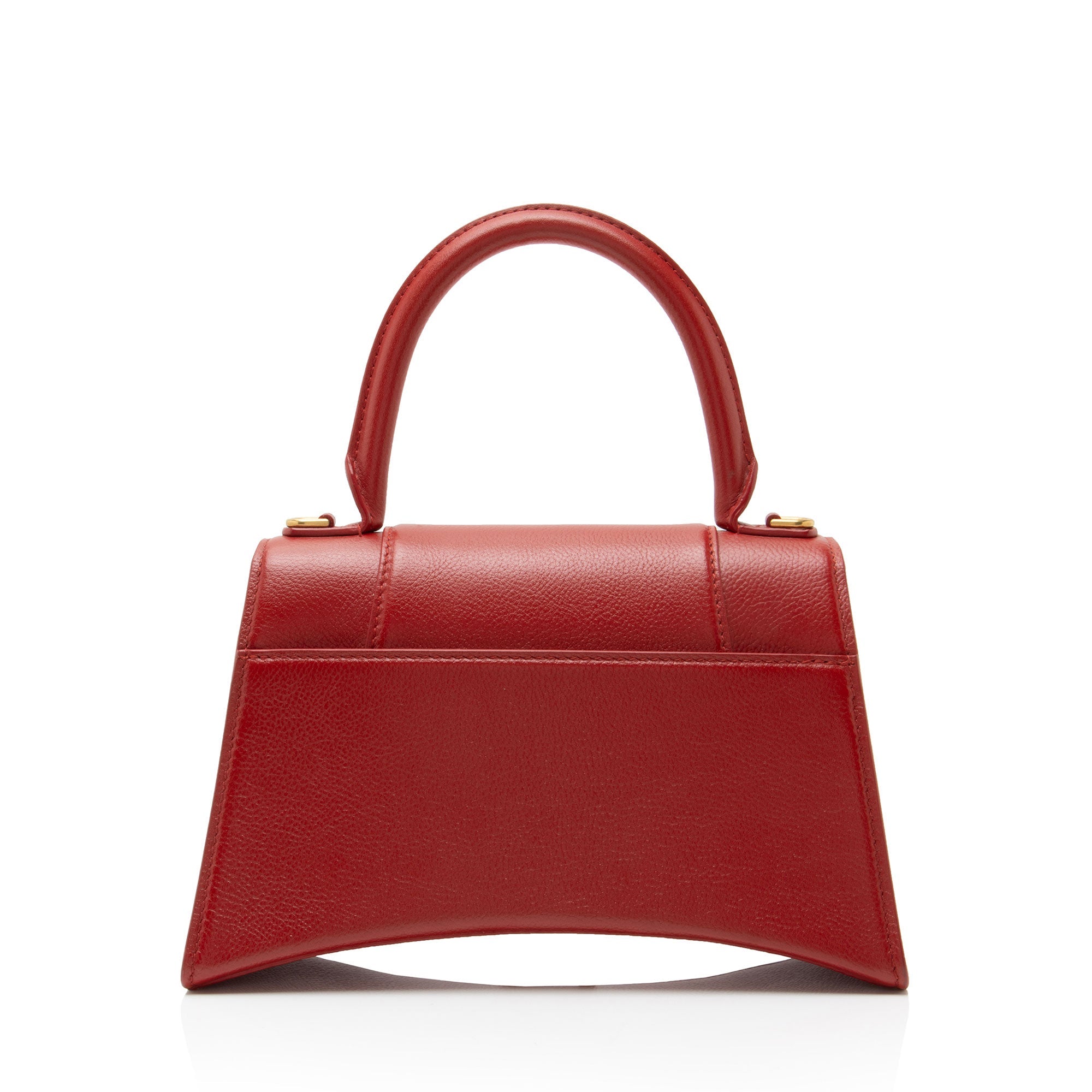 Balenciaga Grained Calfskin Hourglass Small Top Handle