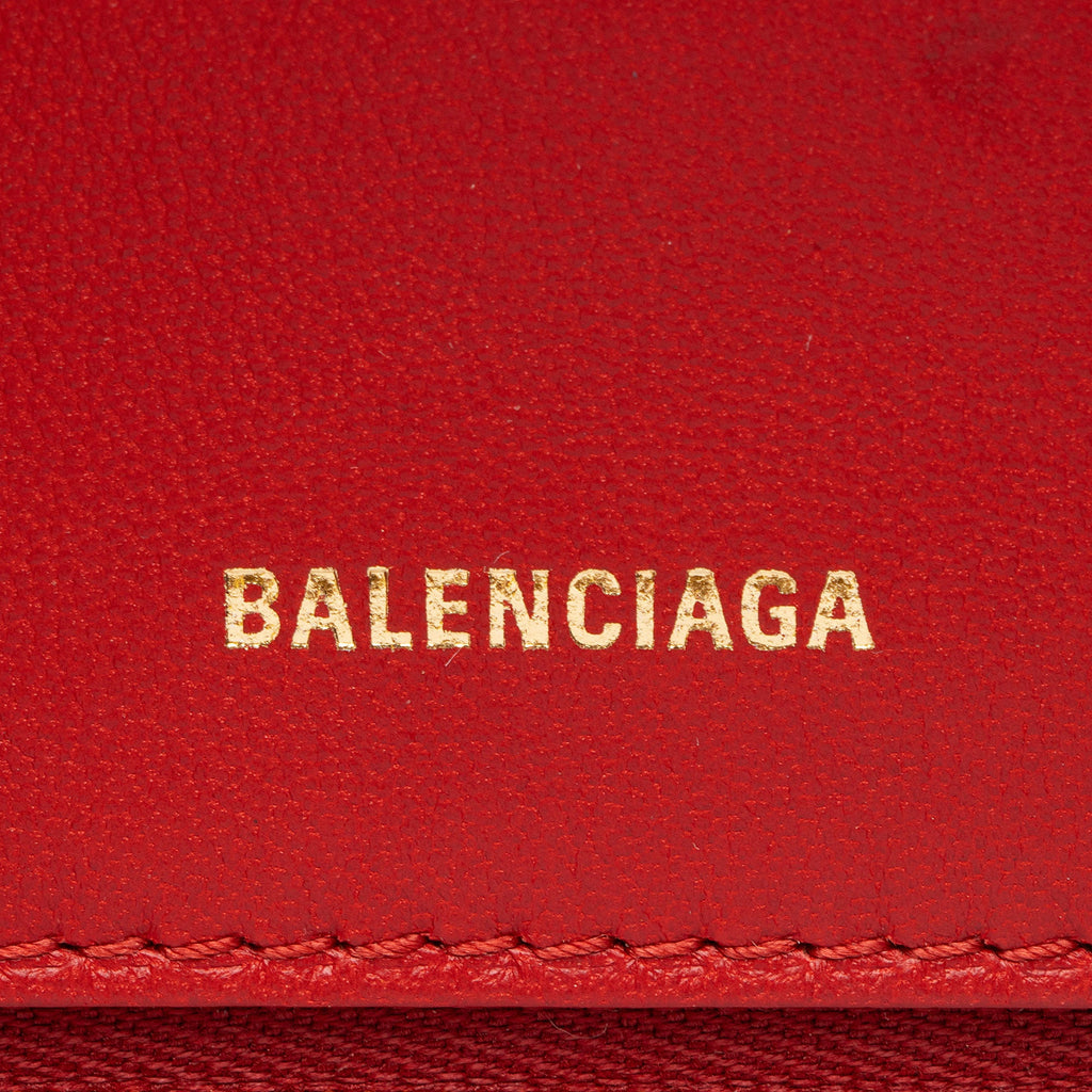 Balenciaga Grained Calfskin Hourglass Small Top Handle