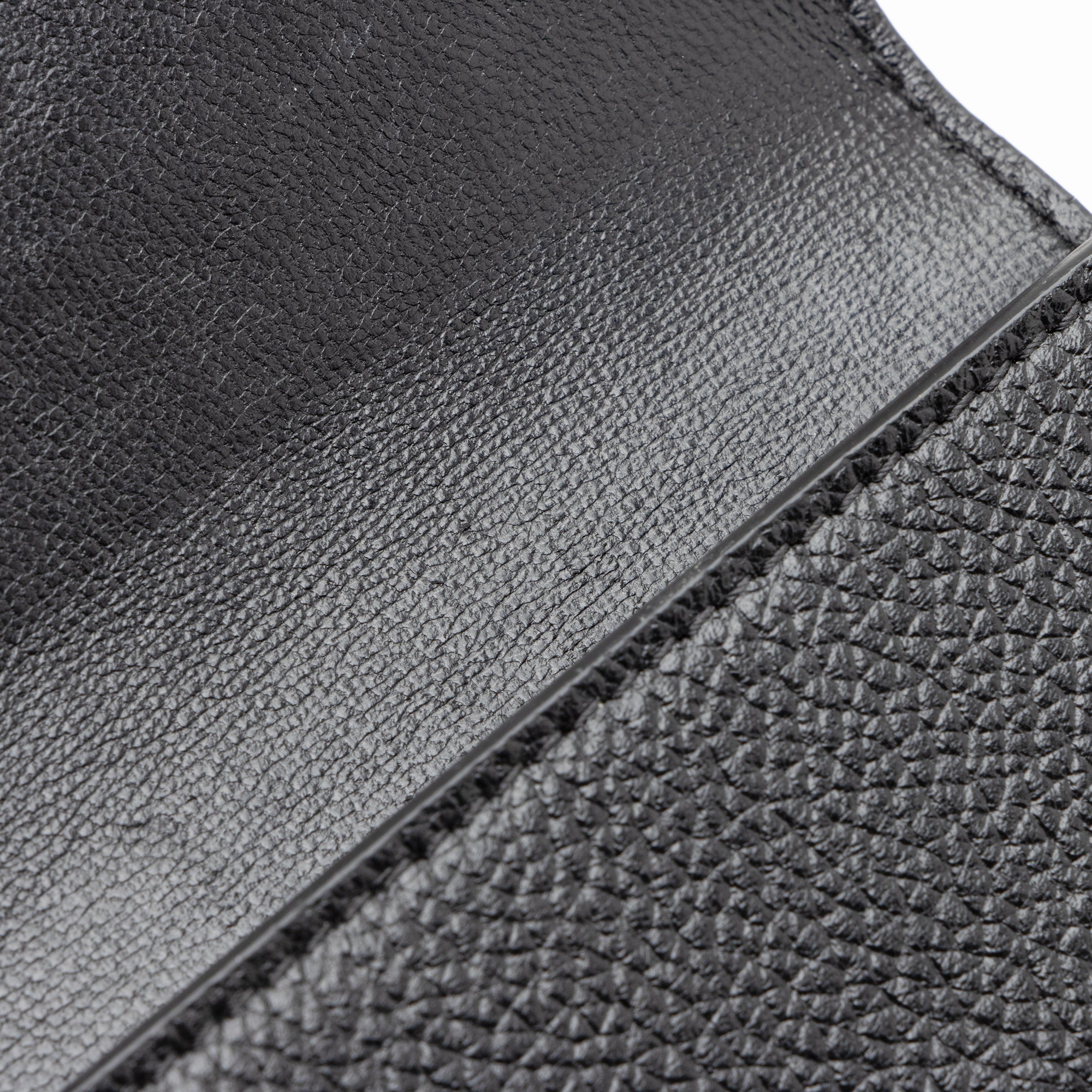 Balenciaga Grained Calfskin Logo Cash Phone Card Holder Flap Bag (SHF-23466)