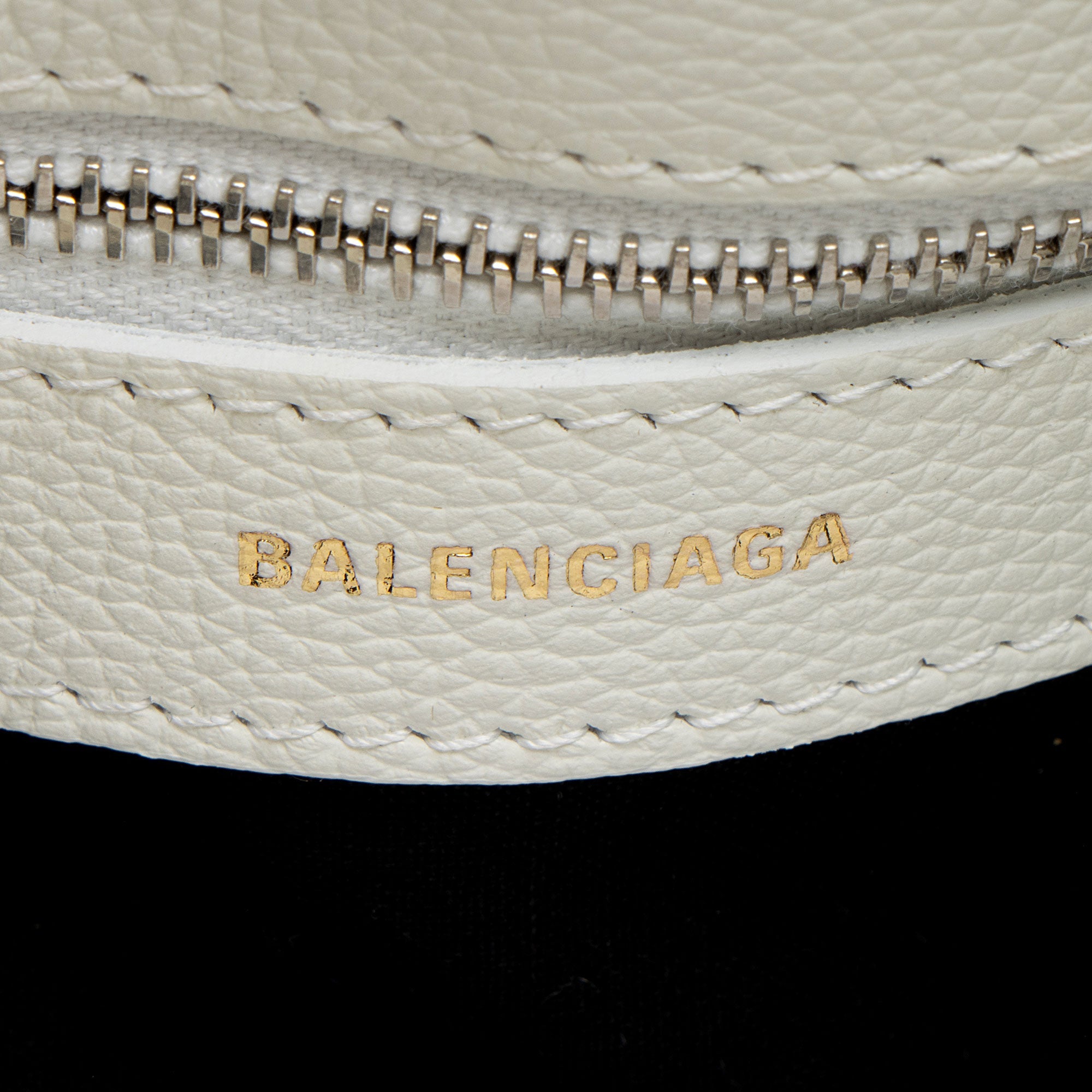 Balenciaga Grained Calfskin Ville Small Top Handle