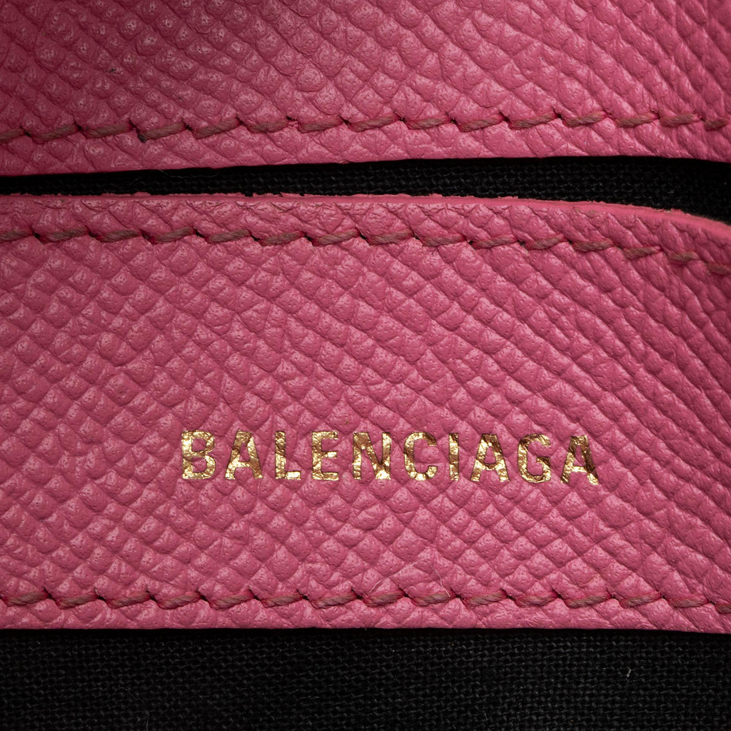 Balenciaga Grained Calfskin Ville XXS Top Handle Bag (SHF-23463)