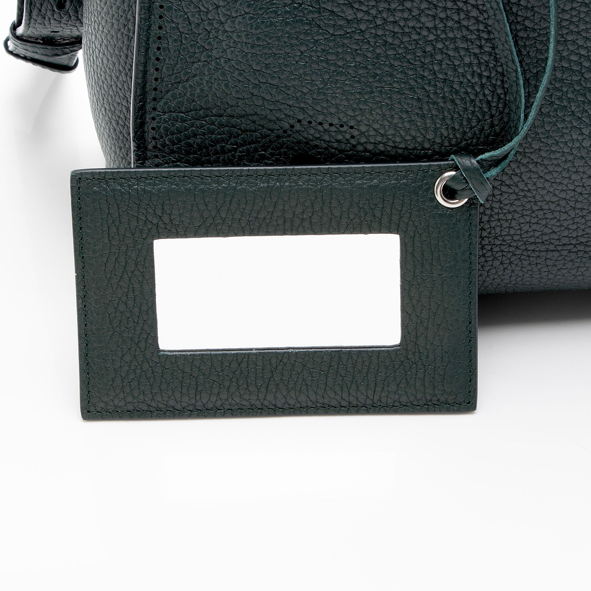 Balenciaga Leather Blackout City Satchel
