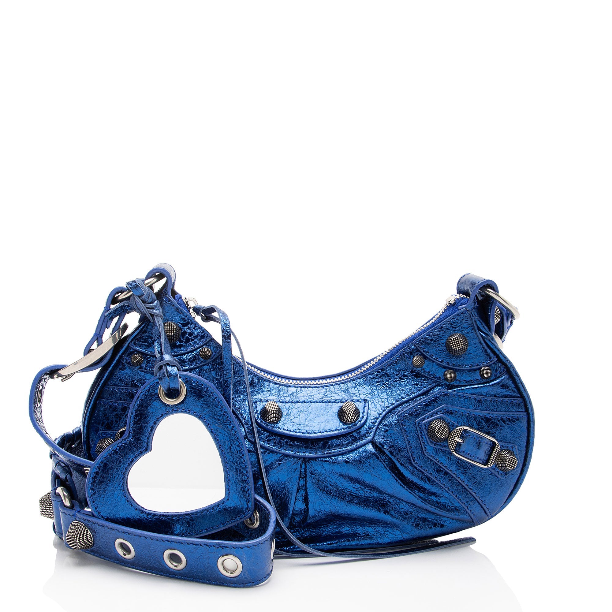 Balenciaga Metallic Arena Lambskin Le Cagole XS Shoulder Bag