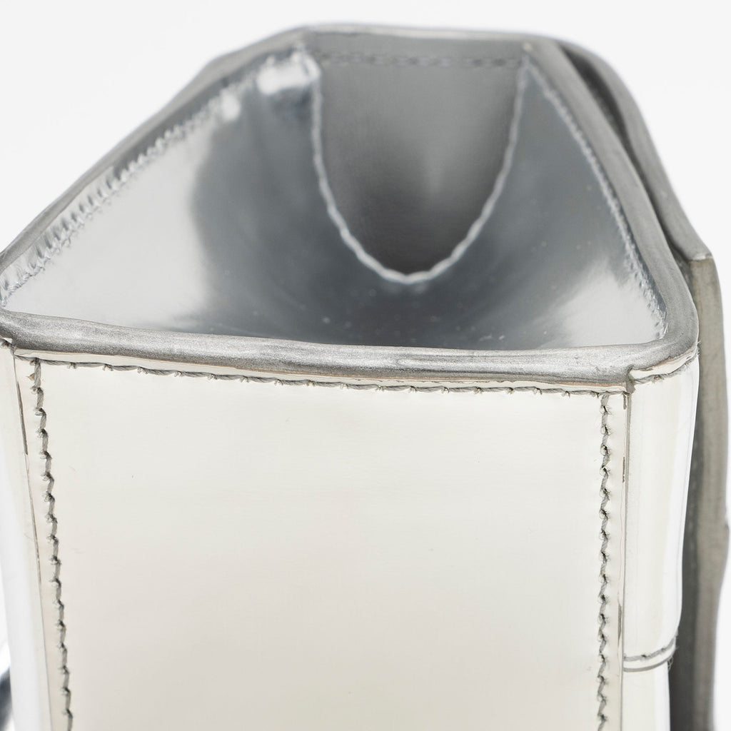 Balenciaga Metallic Calfskin Hourglass XS Top Handle (SHF-jIgLTj)