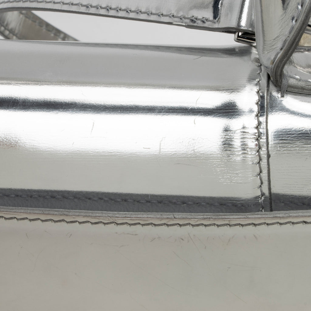 Balenciaga Metallic Calfskin Hourglass XS Top Handle (SHF-jIgLTj)