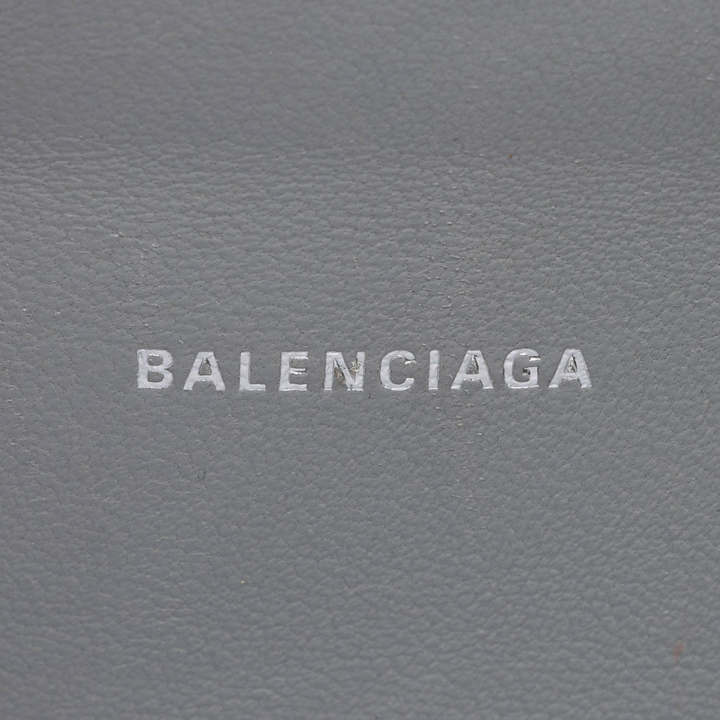 Balenciaga Metallic Calfskin Hourglass XS Top Handle (SHF-jIgLTj)