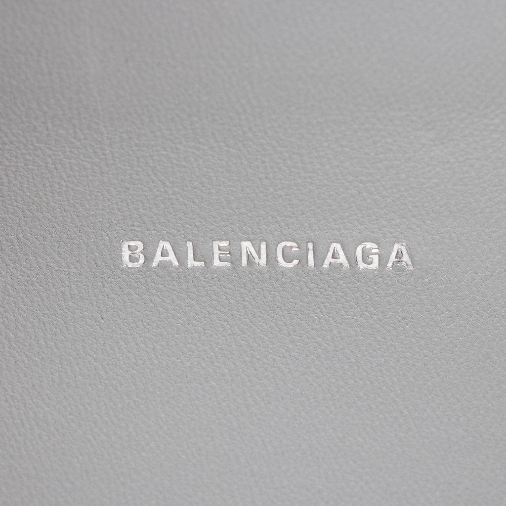 Balenciaga Metallic Calfskin Hourglass XS Top Handle