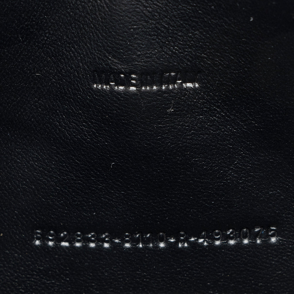 Balenciaga Metallic Croc Embossed Calfskin Hourglass XS Top Handle