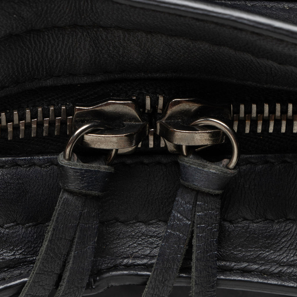 Balenciaga Nylon Agneau Classic City Satchel