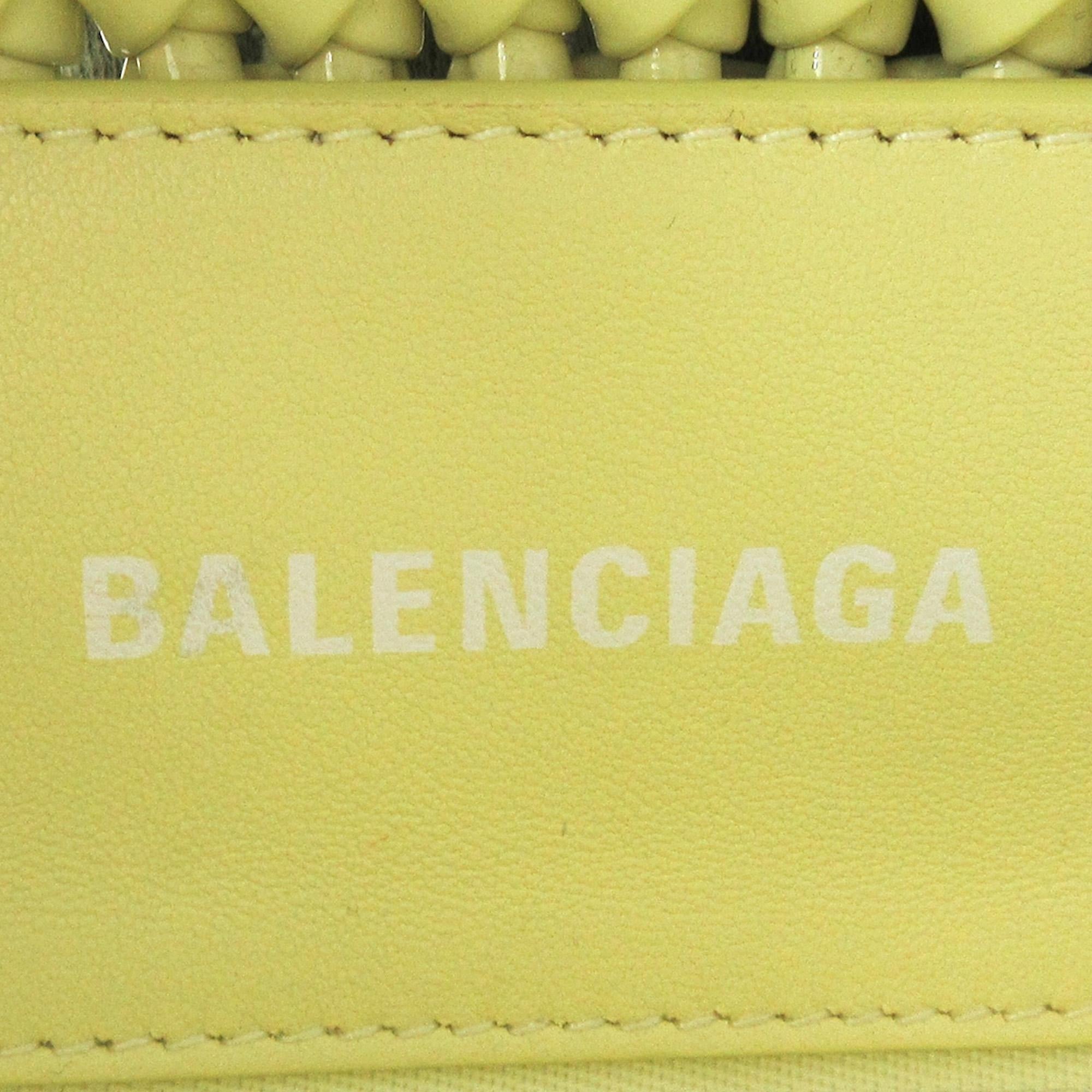 Balenciaga Patent Bistrot Panier XS (SHG-mbsior)