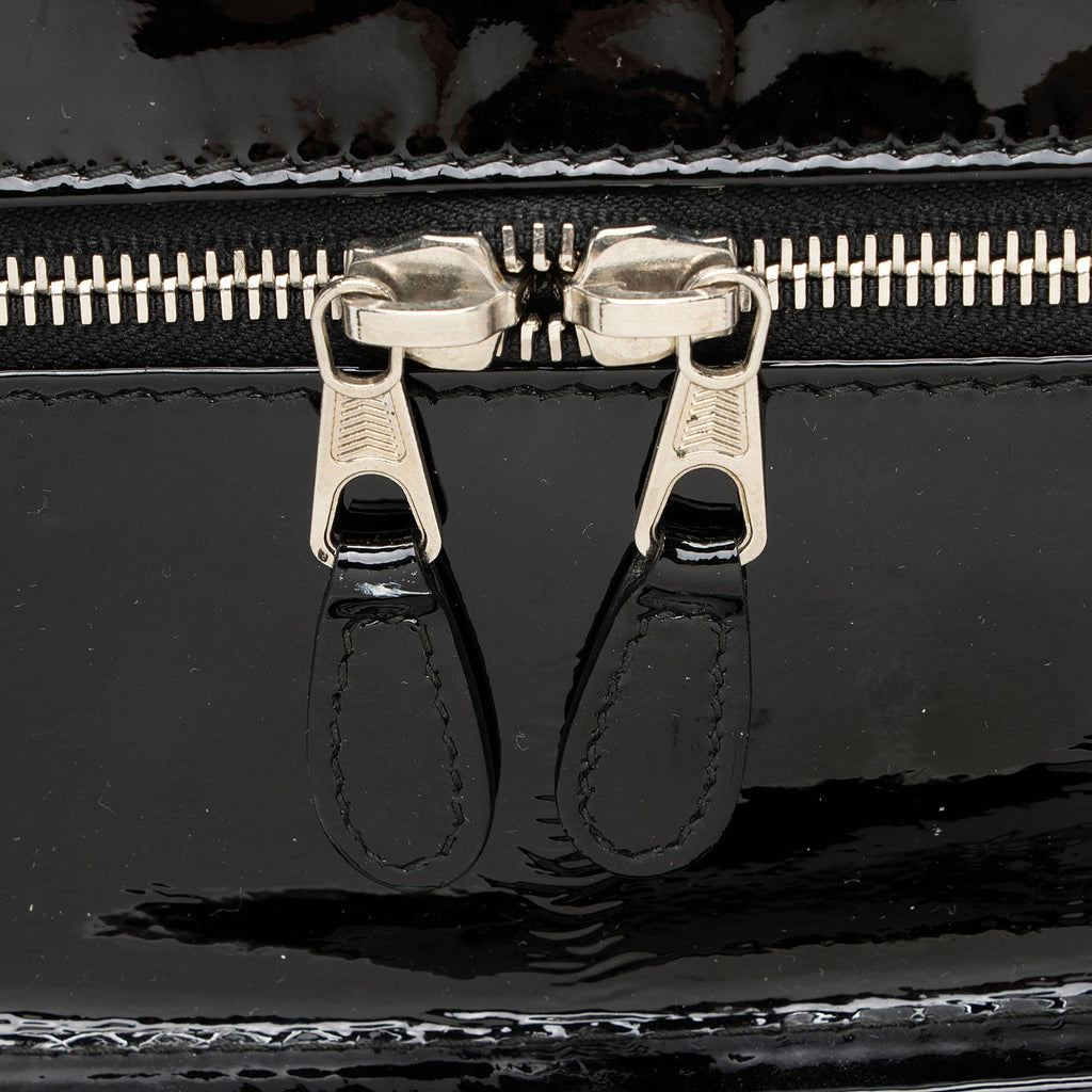 Balenciaga Patent Leather Bazar Small Shopper Tote