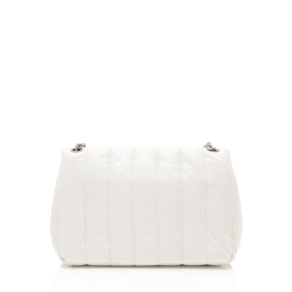 Balenciaga Quilted Leather Monaco Mini Shoulder Bag