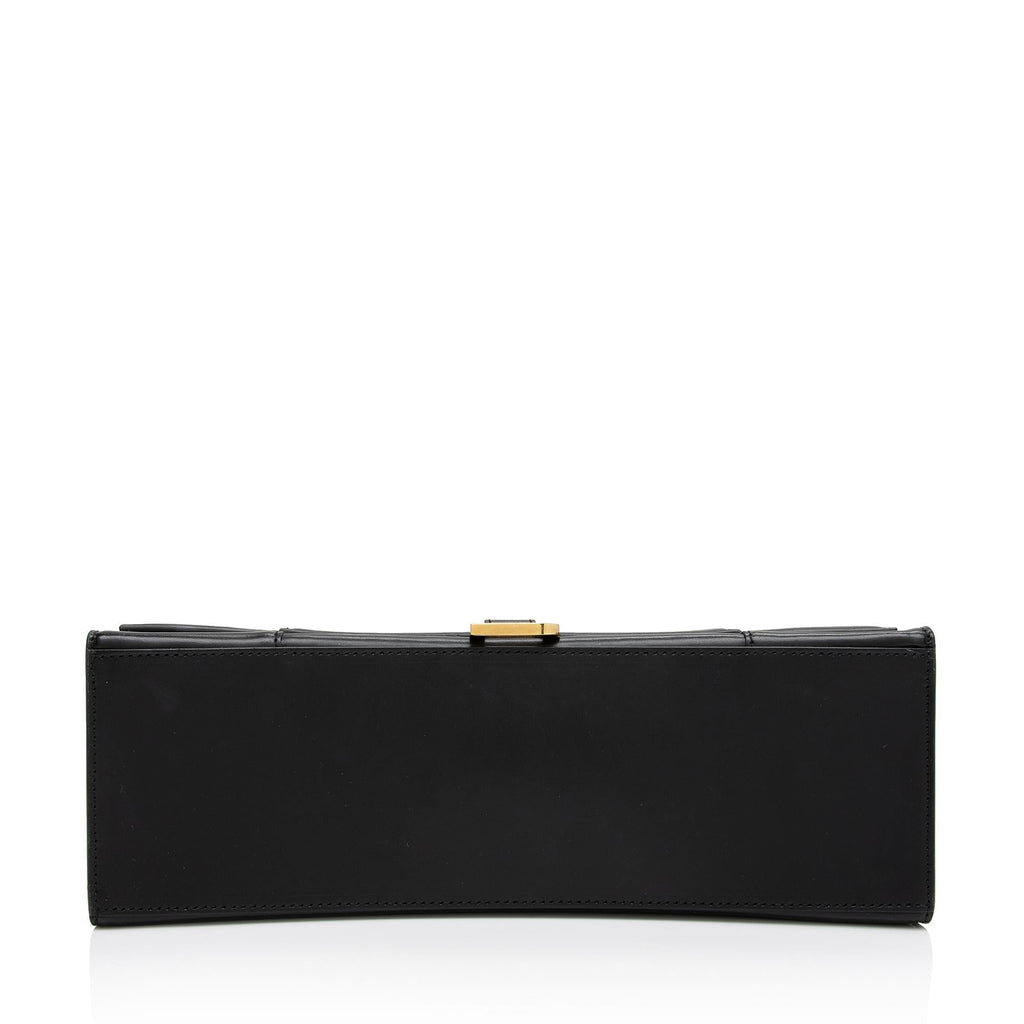 Balenciaga Shiny Calfskin Hourglass Medium Satchel (SHF-T4GYIa)