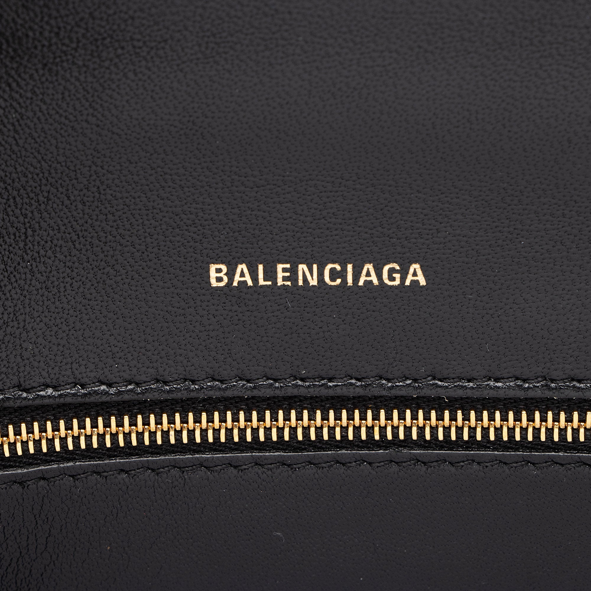 Balenciaga Shiny Croc Embossed Calfskin Hourglass Small Top Handle
