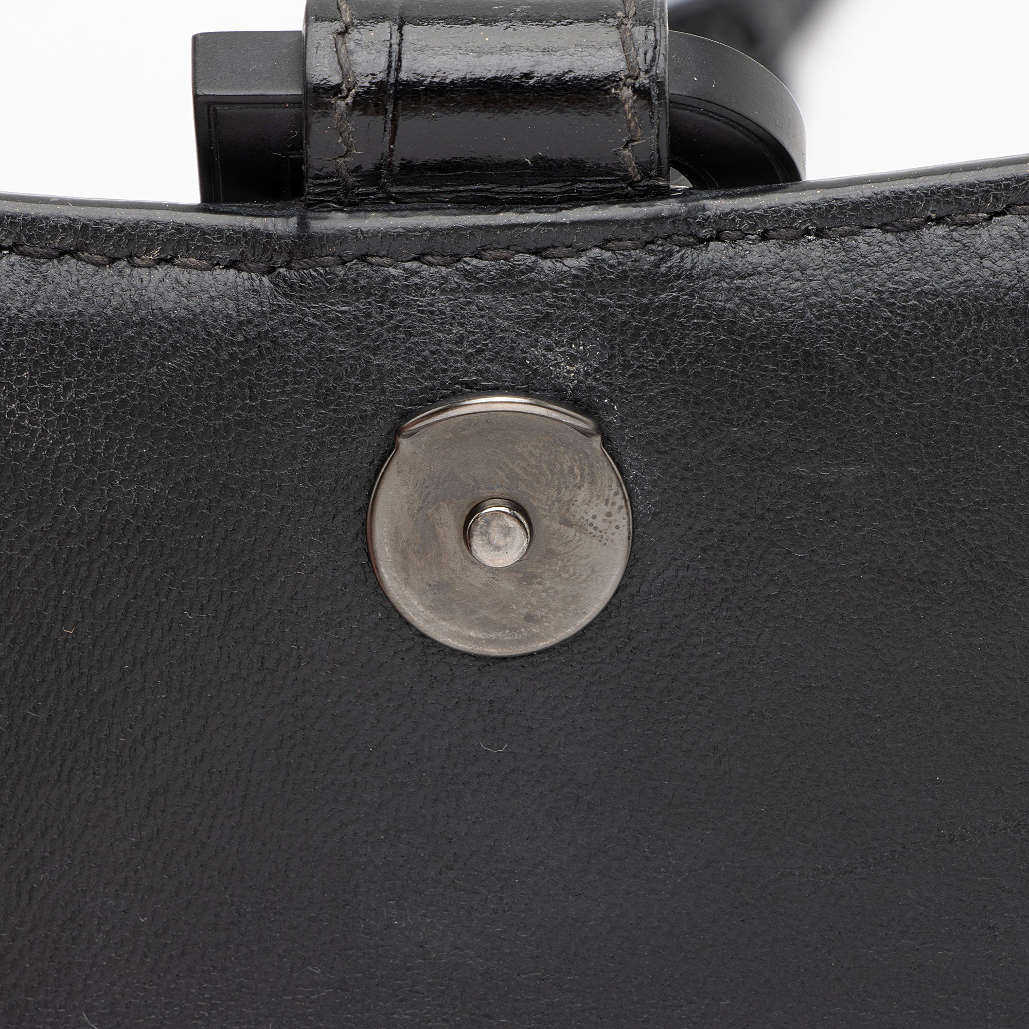 Balenciaga Shiny Croc Embossed Calfskin Hourglass XS Top Handle