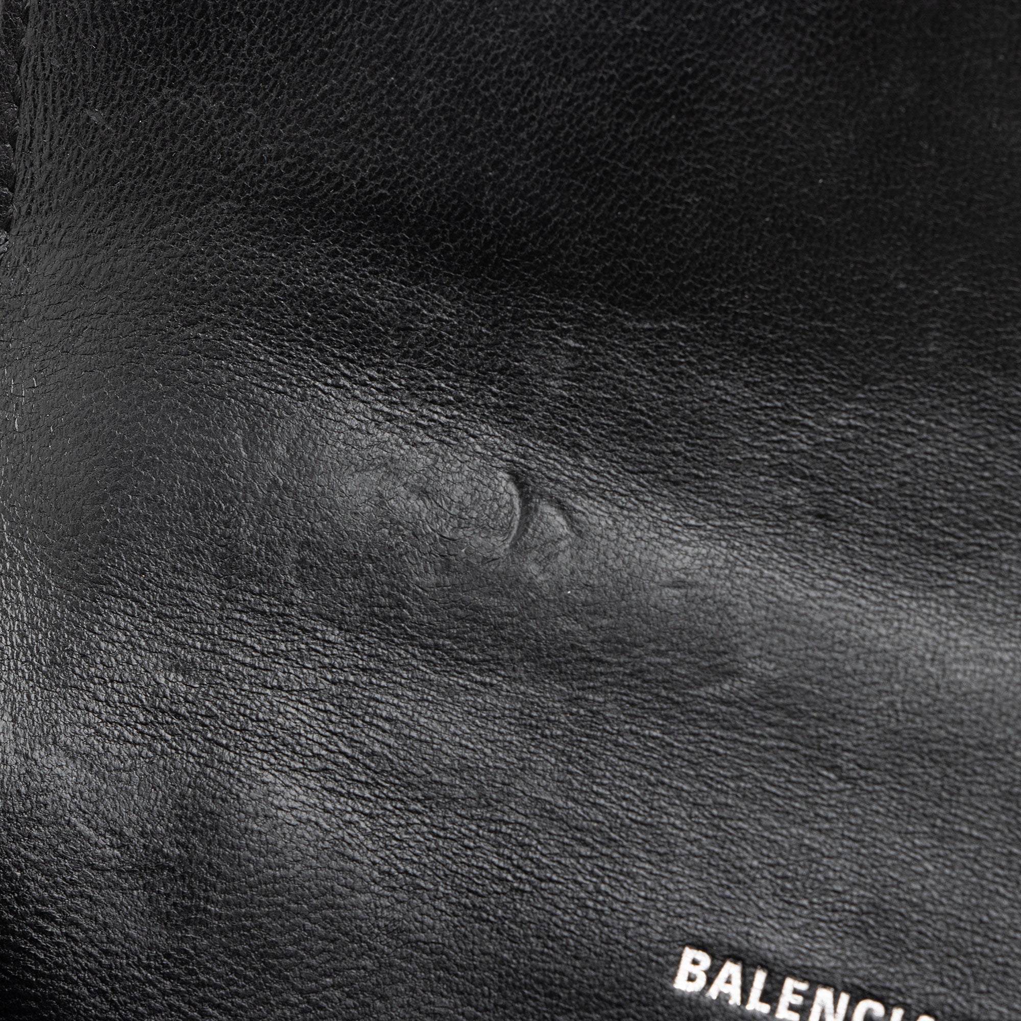 Balenciaga Shiny Croc Embossed Calfskin Hourglass XS Top Handle