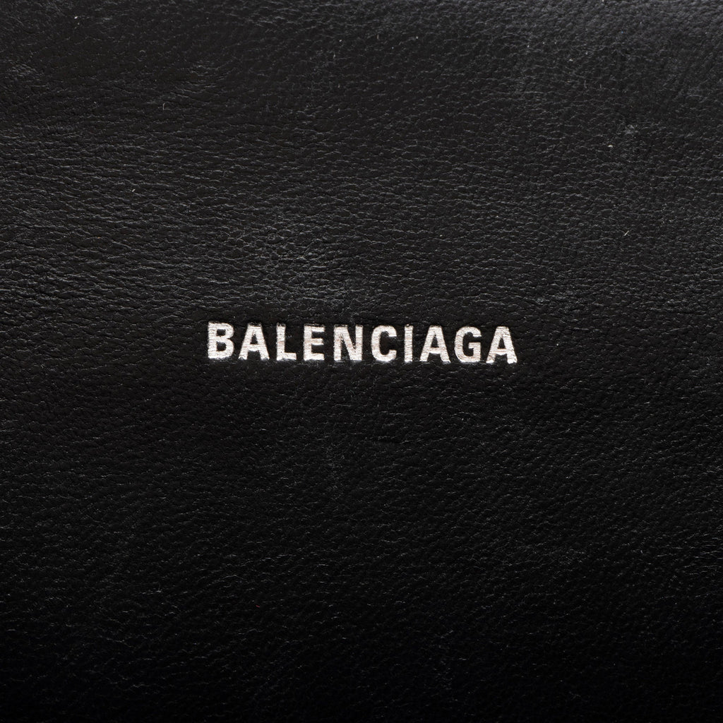 Balenciaga Shiny Croc Embossed Calfskin Hourglass XS Top Handle