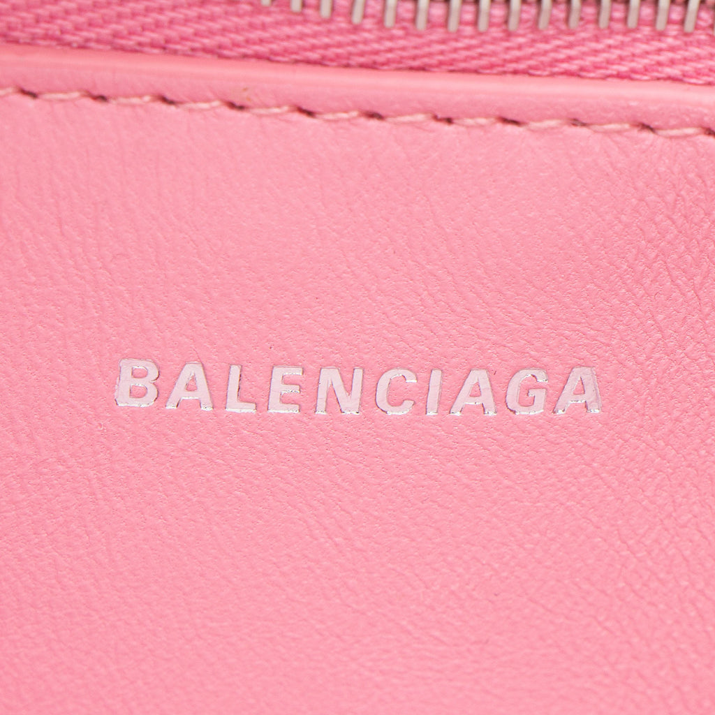 Balenciaga Shiny Croc Embossed Calfskin XX Small Shoulder Bag