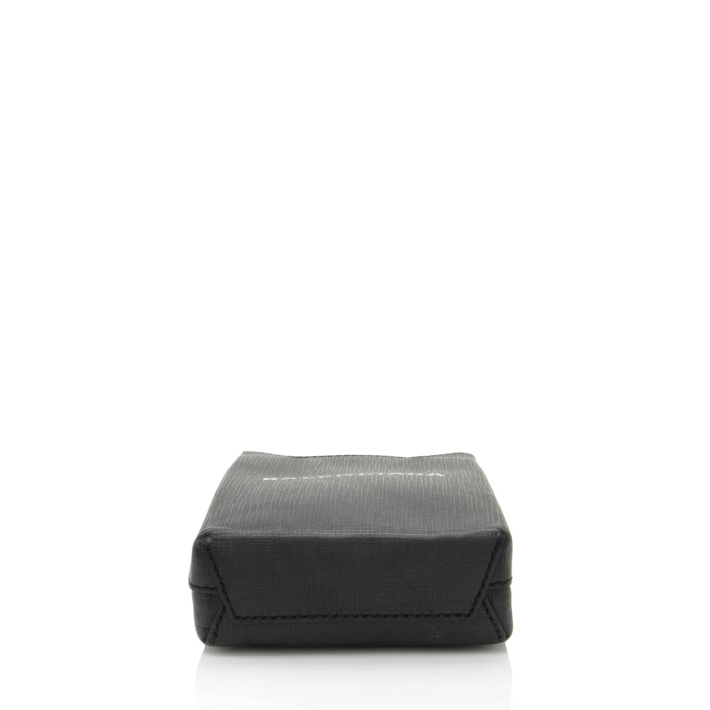 Balenciaga Textured Calfskin Phone Holder Crossbody