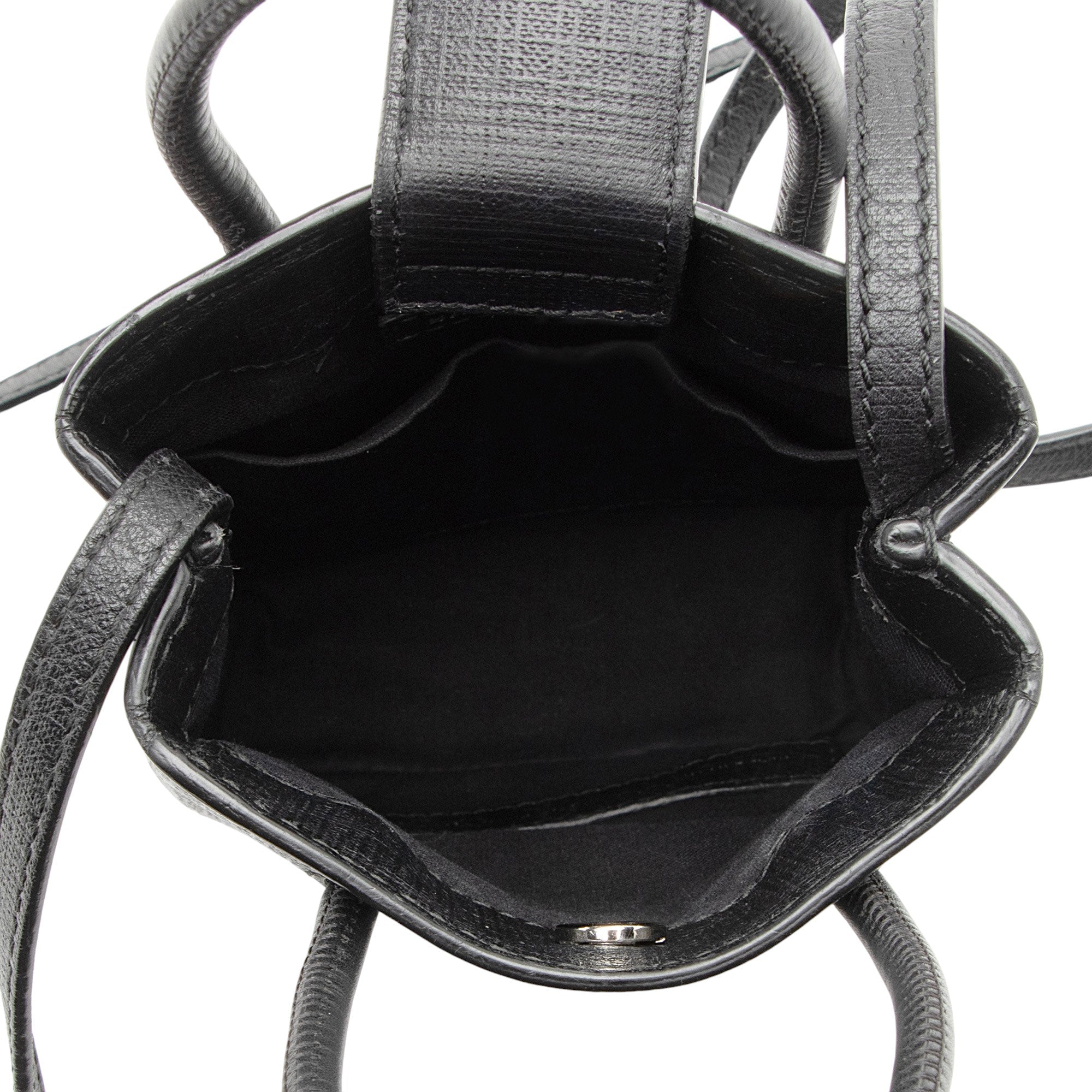 Balenciaga Textured Calfskin Phone Holder Crossbody
