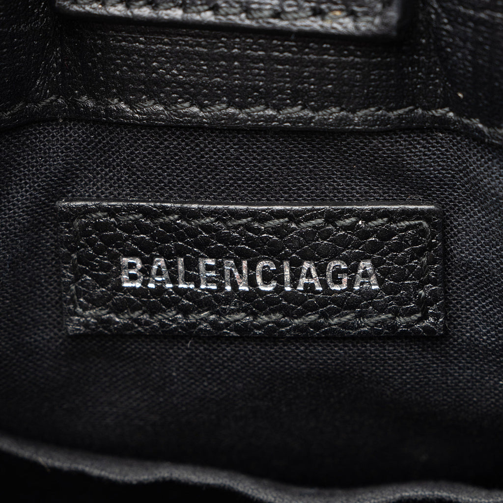 Balenciaga Textured Calfskin Phone Holder Crossbody