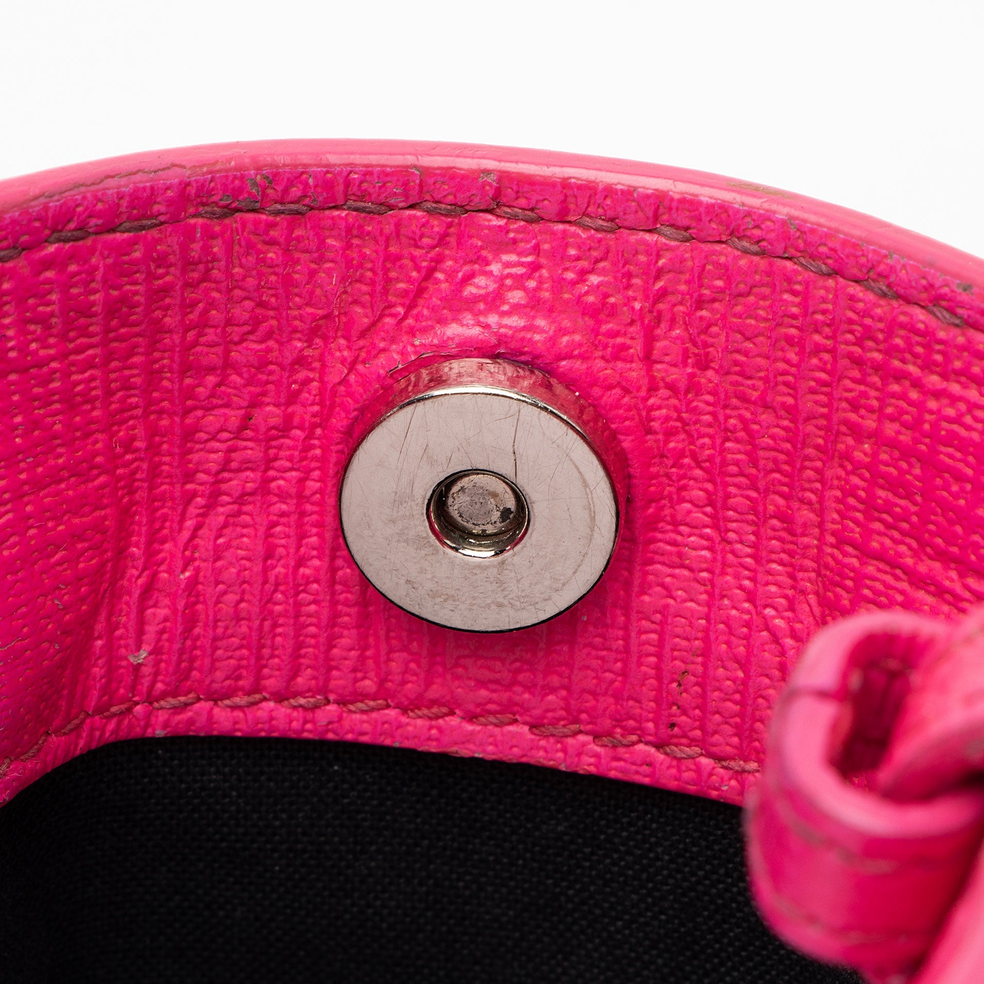 Balenciaga Textured Calfskin Phone Holder Crossbody